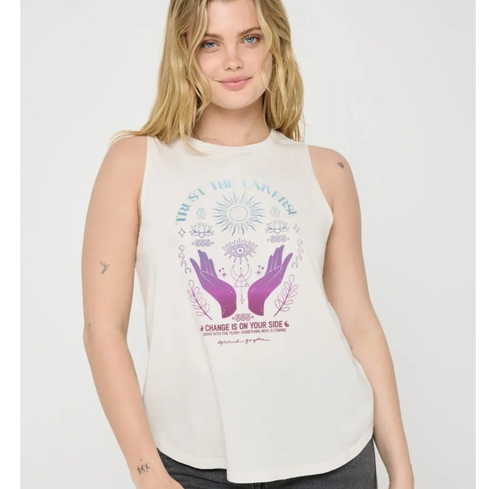 NEW Spiritual Gangster Spirit of 555 Jade Eye Lotus Tank Small